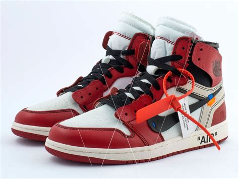 nike air jordan 1 chicago off white fake|chicago jordan 1 off white.